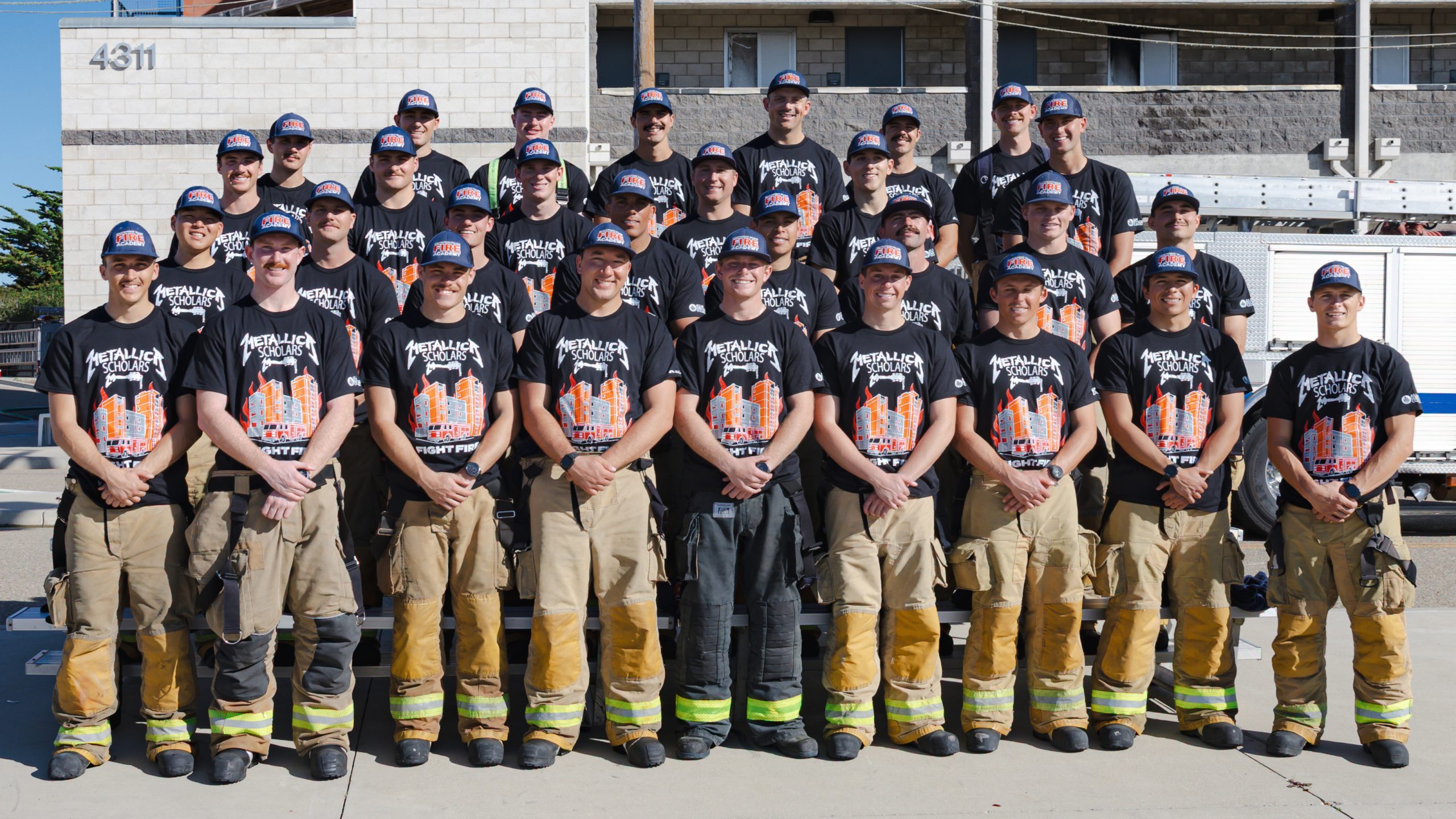 Hancock's Fire Academy wins grant from Metallica's workforce education program